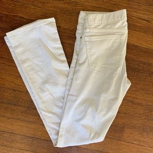 GAP 1969 White Denim Skinny Boot